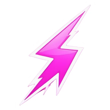 Pink Female Logo Lightning sticker