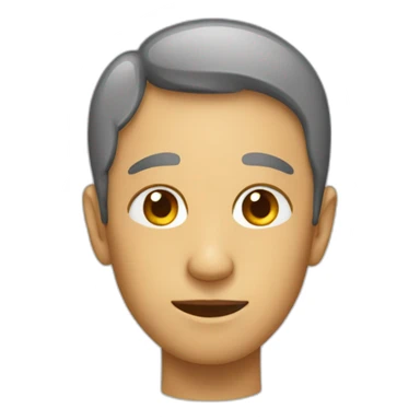 Person with Big ear instado of head sticker