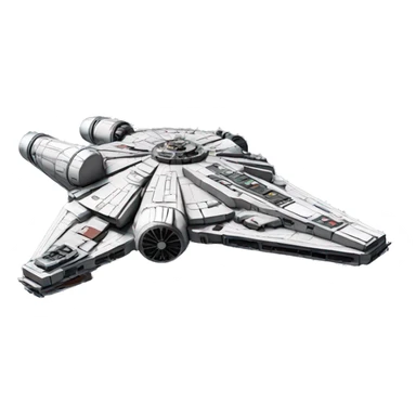 star wars Millennium Falcon sticker