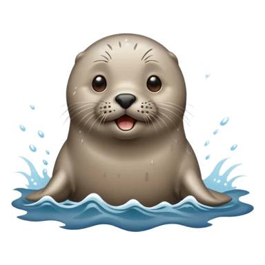 seal barking sticker