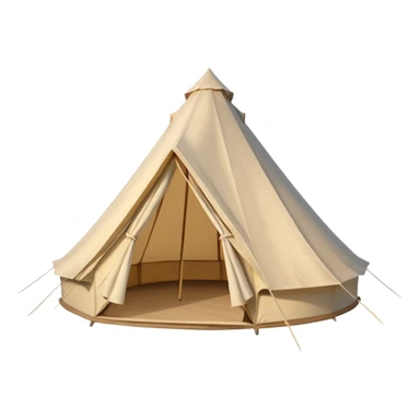 Closed Bell tent  sticker