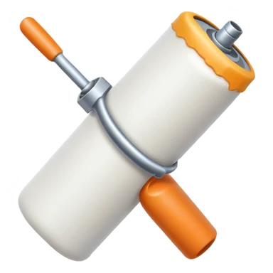 paint roller for walls sticker