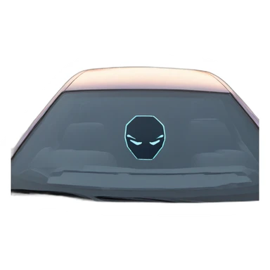 grand theft auto logo on the hood of a car sticker