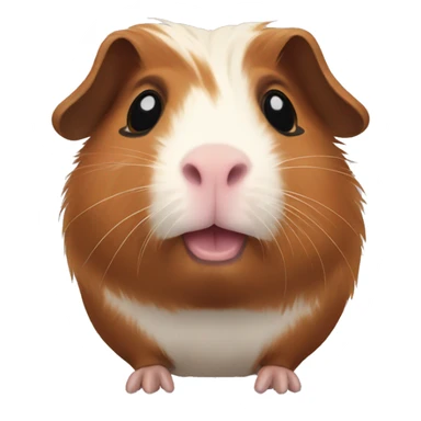 Brown Guinea pig sticker