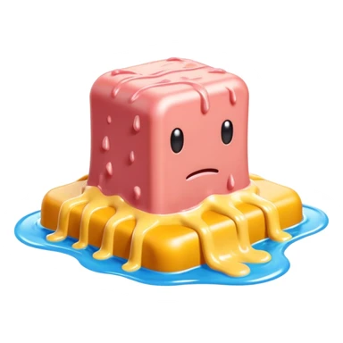 spam land surreal dali style melting spam  watch landscape sticker