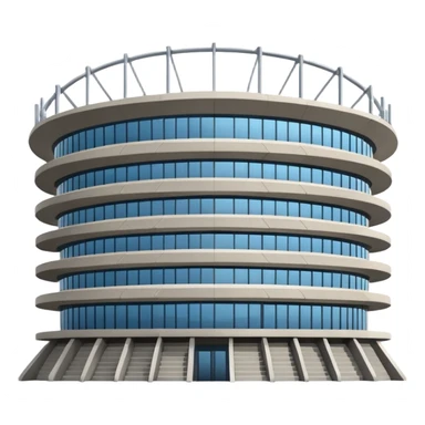 stadium structure. sticker