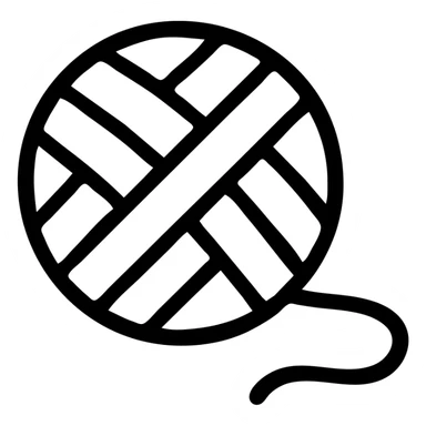 клубок минимализм sticker