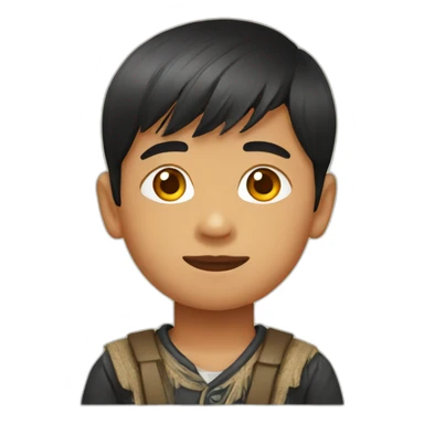 Northeast india boy sticker