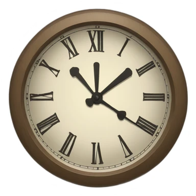 recent clock sticker