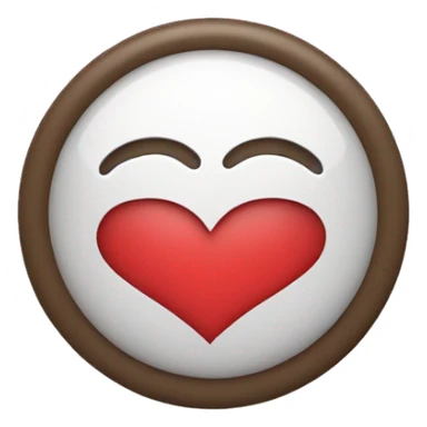 XO logo with a heart in the middle  sticker