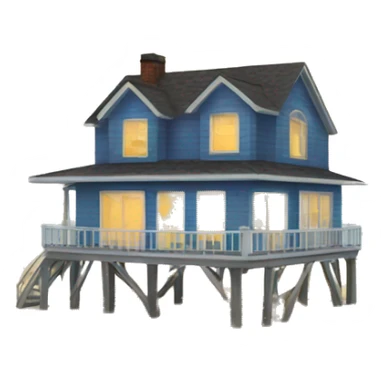 Beach house  sticker