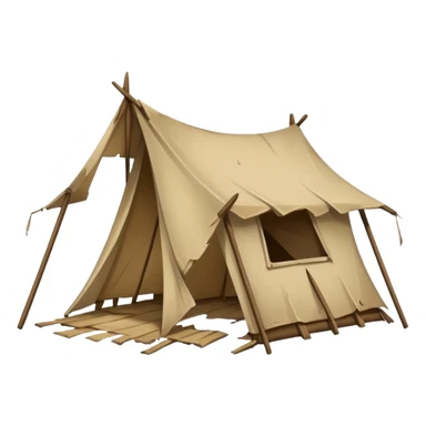 tent unmake sticker