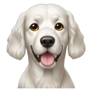 chien sur pied sticker