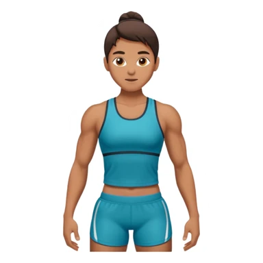 athlete model  sticker