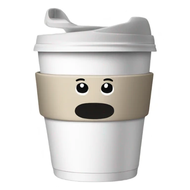 coffee cup to go sticker