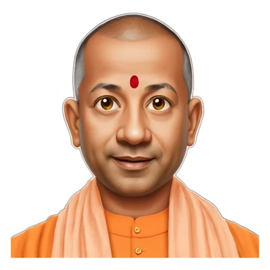 Yogi Adityanath CM of Uttar Pradesh  sticker