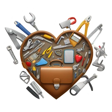 My normal job heart sticker