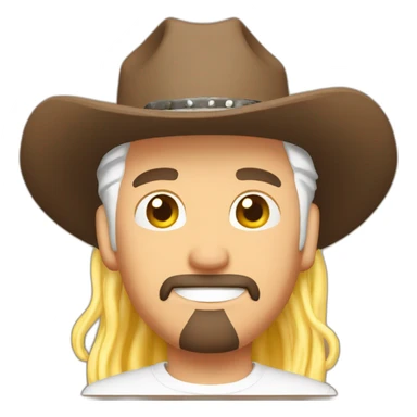 Guy fieri with cowboy hat sticker