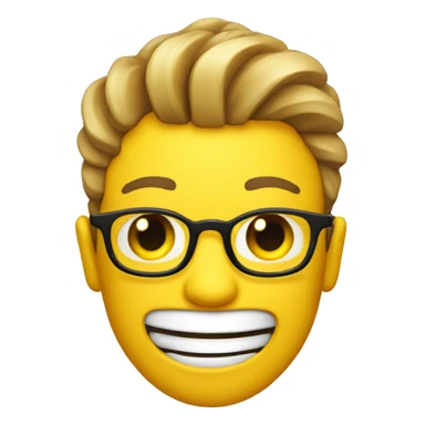 Wink Different, logo with a wink, yellow sticker