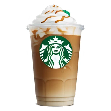 Starbucks iced latte  sticker