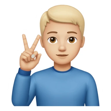 Establish a triangle hand gesture with both hands flat. sticker