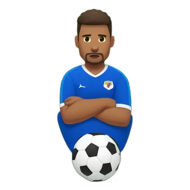 squishmallow footballer hurt on pitch sticker