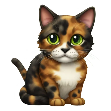 Tortoiseshell cat sticker