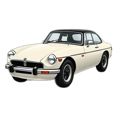 MGB gt sticker