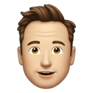 elon musk poop sticker
