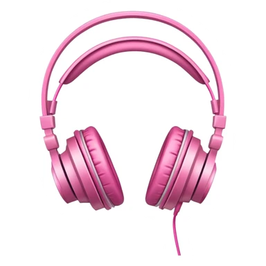 Ribbon around headphones  sticker