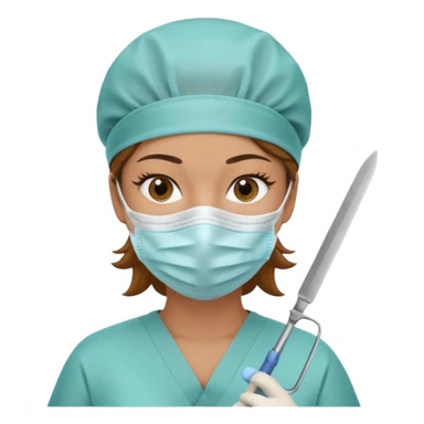 woman surgeon sticker