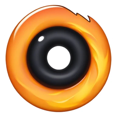 Black hole emoji sticker