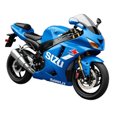 the word 'Sakqu' written in large, bold letters at the top of the image, above a Suzuki GSXR 1000 motorcycle, emoji style sticker