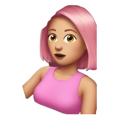 Mean girls in pink car sticker