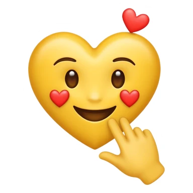 Un emoji haciendo un gesto del fan sticker