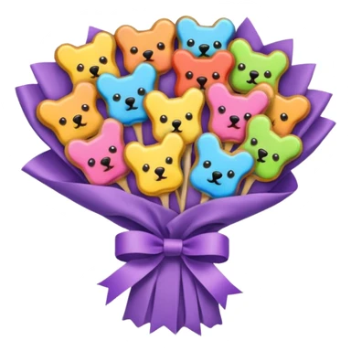 bouquet of dog treats  sticker