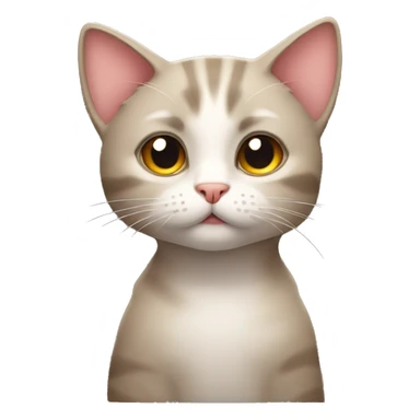 cat cute suspicious  sticker