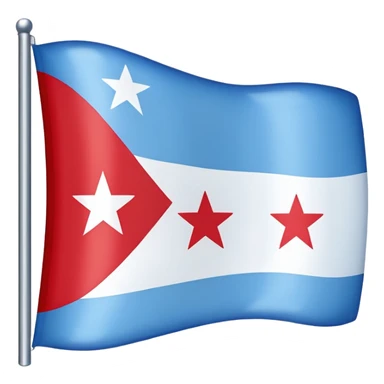 Chicago flag sticker