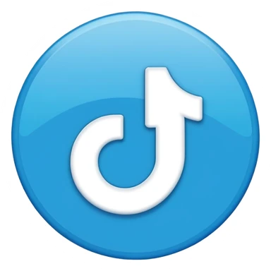 Make me an emoji thats looks like TikTok verified blue tick  sticker