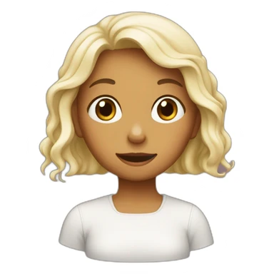 Fille qui mange des pâte  sticker