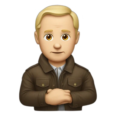 Vladimir Poutine bear sticker