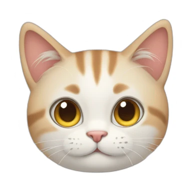 cat saying I like you sticker