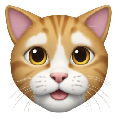 Cat with feet sticker