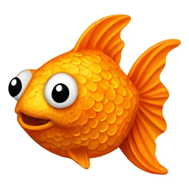 Gold fish cracker  sticker