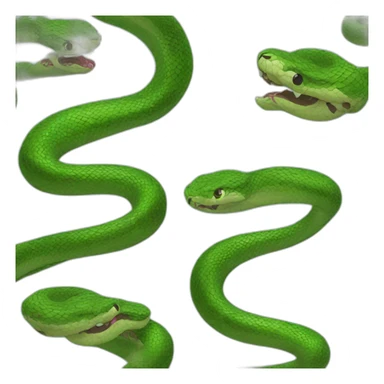 Three snakes sticker