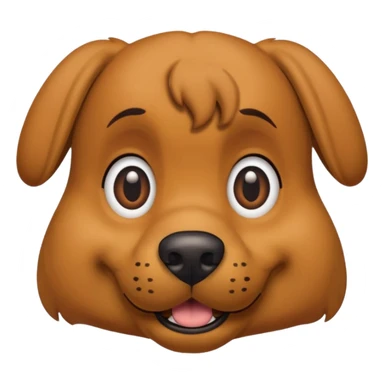 the face of the dog scooby doo sticker