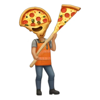 dig with pizza sticker