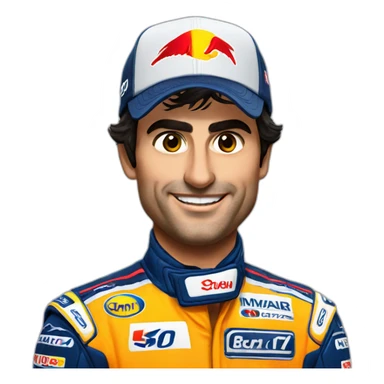 Carlos Sainz JR sticker