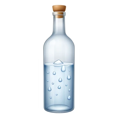 Bouteille de vodka sticker