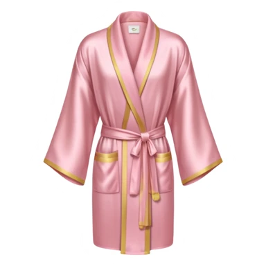 Light pink silk robe sticker